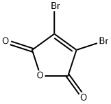 DIBROMOMALEIC ANHYDRIDE Struktur