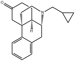 N-cyclopropylmethylmorphinan-6-one Struktur