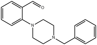 2-(4-BENZYLPIPERAZINO)BENZALDEHYDE Structure