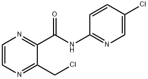 3-(ChloroMethyl)-N-(5-chloro-2-pyridinyl)-2-pyrazinecarboxaMide Struktur