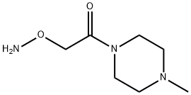 Piperazine, 1-[(aminooxy)acetyl]-4-methyl- (9CI) Struktur