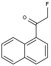 Ethanone, 2-fluoro-1-(1-naphthalenyl)- (9CI) Struktur