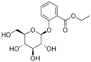 Benzoic acid, 2-(b-D-glucopyranosyloxy)-, ethyl ester Struktur