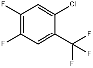 2-CHLORO-4,5-DIFLUOROBENZOTRIFLUORIDE Struktur