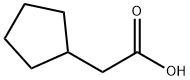 CYCLOPENTYLACETIC ACID Struktur