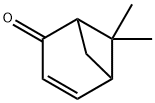 (1R,5R)-6,6-Dimethylbicyclo[3.1.1]hept-3-en-2-one Struktur