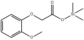 Trimethylsilyl (2-methoxyphenoxy)acetate Struktur