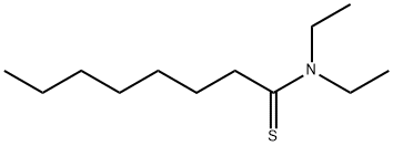 Octanethioamide,  N,N-diethyl- Struktur