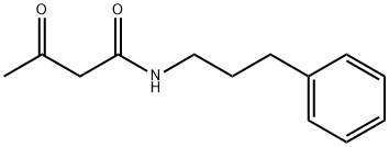 3-OXO-N-(3-PHENYL-PROPYL)-BUTYRAMIDE Struktur