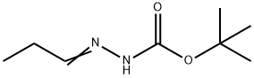 Hydrazinecarboxylic acid, propylidene-, 1,1-dimethylethyl ester (9CI) Struktur