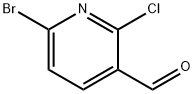 6-Bromo-2-chloronicotinaldehyde Struktur