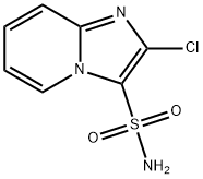 2-Chloro-Imidazo(1,2-a)Pyridine-3-Sulfonamide  Struktur