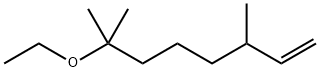 7-Ethoxy-3,7-dimethyl-1-octene Struktur