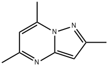 2,5,7-TRIMETHYLPYRAZOLO[1,5-A]PYRIMIDINE Struktur