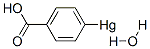 (4-carboxyphenyl)mercury hydrate Struktur