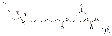 3,5,9-Trioxa-4-phosphapentacosan-18,18,19,19-t4-1-aminium,7-(acetyloxy)-4-hydroxy-N,N,N-trimethyl-10-oxo-,innersalt] Struktur