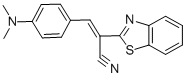 (2E)-2-(1,3-BENZOTHIAZOL-2-YL)-3-[4-(DIMETHYLAMINO)PHENYL]ACRYLONITRILE Struktur