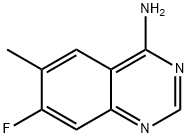 7-Fluoro-6-Methylquinazolin-4-aMine Struktur