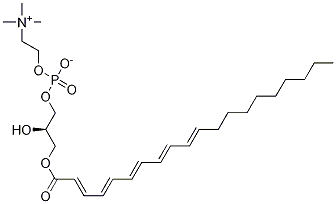 2-Eicosapentaenoyl-sn-glycerol-3-phosphocholine Struktur