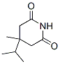 4-Isopropyl-4-methylpiperidine-2,6-dione Struktur