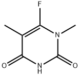 1-METHYL-6-FLUOROTHYMINE Struktur