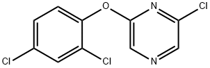 2-CHLORO-6-(2,4-DICHLOROPHENOXY) PYRAZINE Struktur