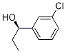 (R)-(+)-1-(3'-chlorophenyl)propan-1-ol Struktur