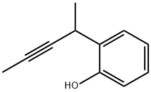 Phenol, o-(1-methyl-2-butynyl)- Struktur