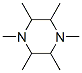 Piperazine, 1,2,3,4,5,6-hexamethyl- (8CI,9CI) Struktur