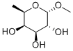 METHYL ALPHA-D-FUCOPYRANOSIDE Struktur