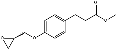 4-[(2S)-OxiranylMethoxy]benzenepropanoic Acid Methyl Ester Struktur