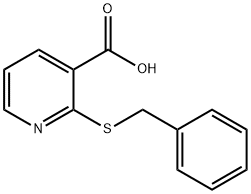 2-芐硫基煙酸 結(jié)構(gòu)式