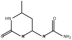 (6-甲基-2-氧代-4-六氫-嘧啶基)脲 結(jié)構(gòu)式