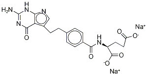 Pemetrexed-d5 Disodium Salt Struktur