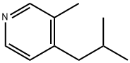 Pyridine, 3-methyl-4-(2-methylpropyl)- (9CI) Struktur