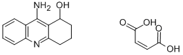 9-AMINO-1,2,3,4-TETRAHYDRO-ACRIDIN-1-OL, MALEATE Struktur