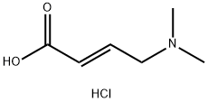 (E)-4-(diMethylaMino)but-2-enoic acid (Hydrochloride) Struktur