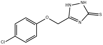 5-(4-CHLORO-PHENOXYMETHYL)-4H-[1,2,4]TRIAZOLE-3-THIOL Struktur