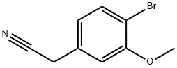 2-(4-broMo-3-Methoxyphenyl)acetonitrile Struktur