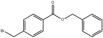 4-(BROMOMETHYL)BENZOIC ACID BENZYL ESTER Struktur