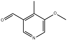 3-Pyridinecarboxaldehyde, 5-methoxy-4-methyl- (9CI) Struktur