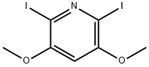 2,6-Diiodo-3,5-dimethoxypyridine Struktur