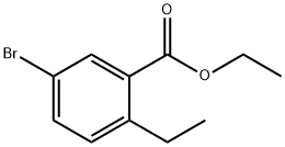 5-broMo-2-ethylbenzoic acid ethyl ester Struktur