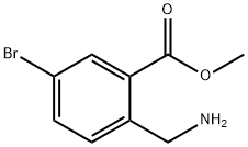 Benzoic acid, 2-(aMinoMethyl)-5-broMo-, Methyl ester Struktur