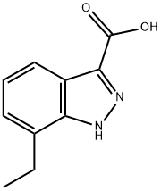 7-ethyl-1H-indazole-3-carboxylic acid Struktur