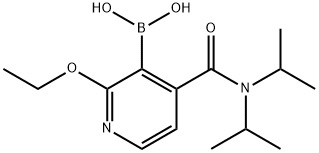 4-(diisopropylcarbaMoyl)-2-ethoxypyridin-3-ylboronic acid Struktur