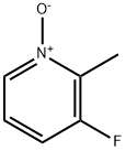 Pyridine, 3-fluoro-2-methyl-, 1-oxide (9CI) Struktur