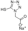 5-MERCAPTO-(1H)-TETRAZOLYLACETIC ACID SODIUM SALT Struktur