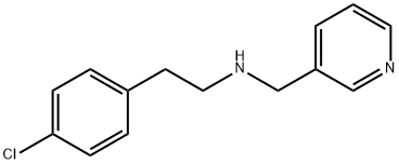 [2-(4-chlorophenyl)ethyl](pyridin-3-ylmethyl)amine Struktur