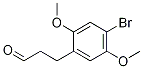 Benzenepropanal, 4-broMo-2,5-diMethoxy- Struktur